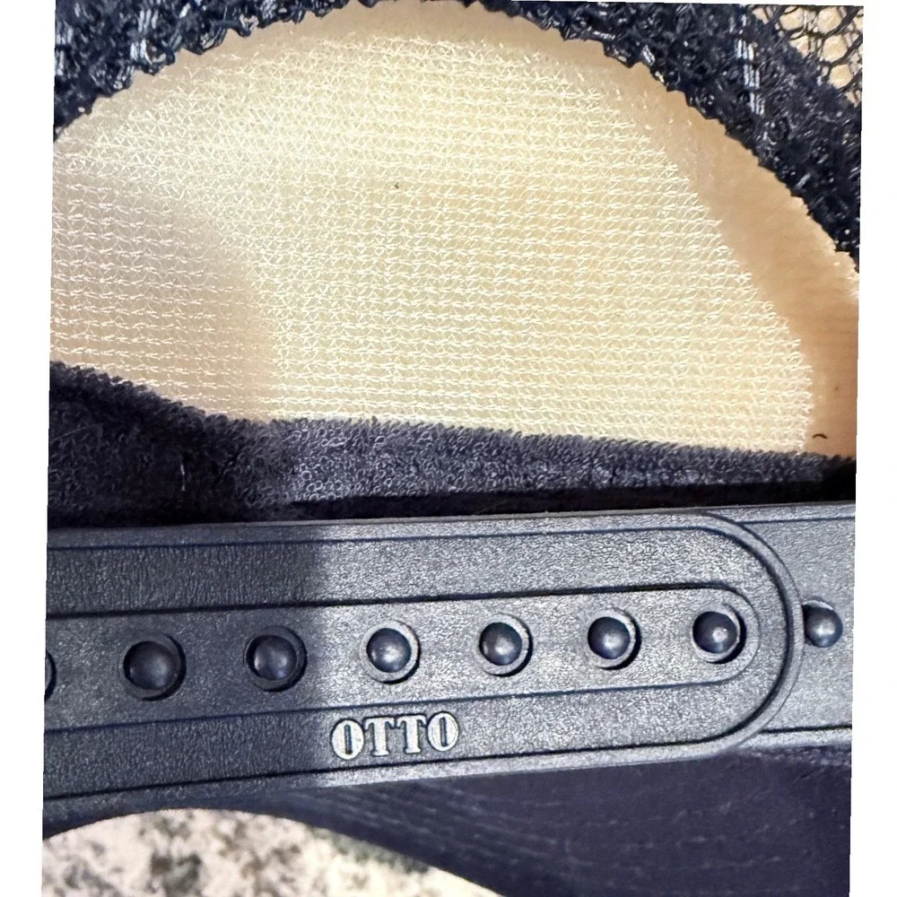 YETI Never Dull‎ Trucker Hat Mesh Back Snapback Yellow Navy One Size